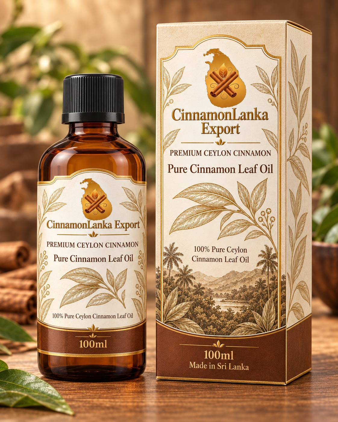 Premium Ceylon Cinnamon Leaf Oil – Pure & Naturally Aromatic - Image 3
