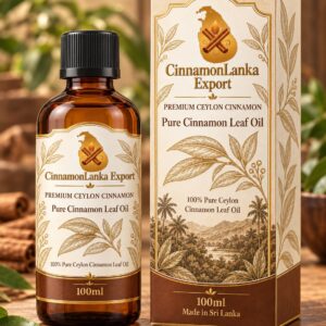 Premium Ceylon Cinnamon Leaf Oil – Pure & Naturally Aromatic